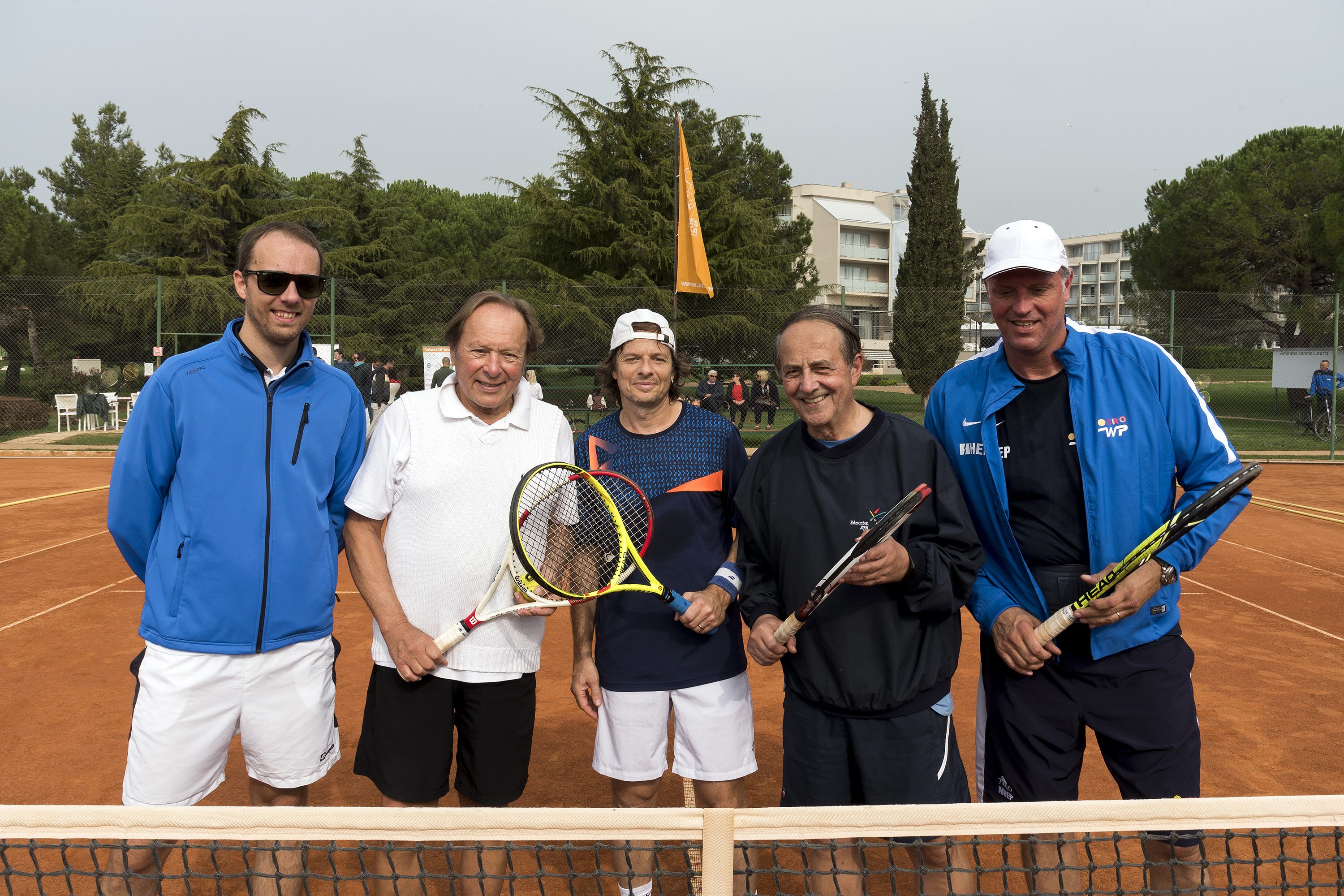 Na fotografiji: dogradonačelnik Umaga , Miro Ungar, Berislav Blažević, Božo Sušec i Dubravko Šimenc