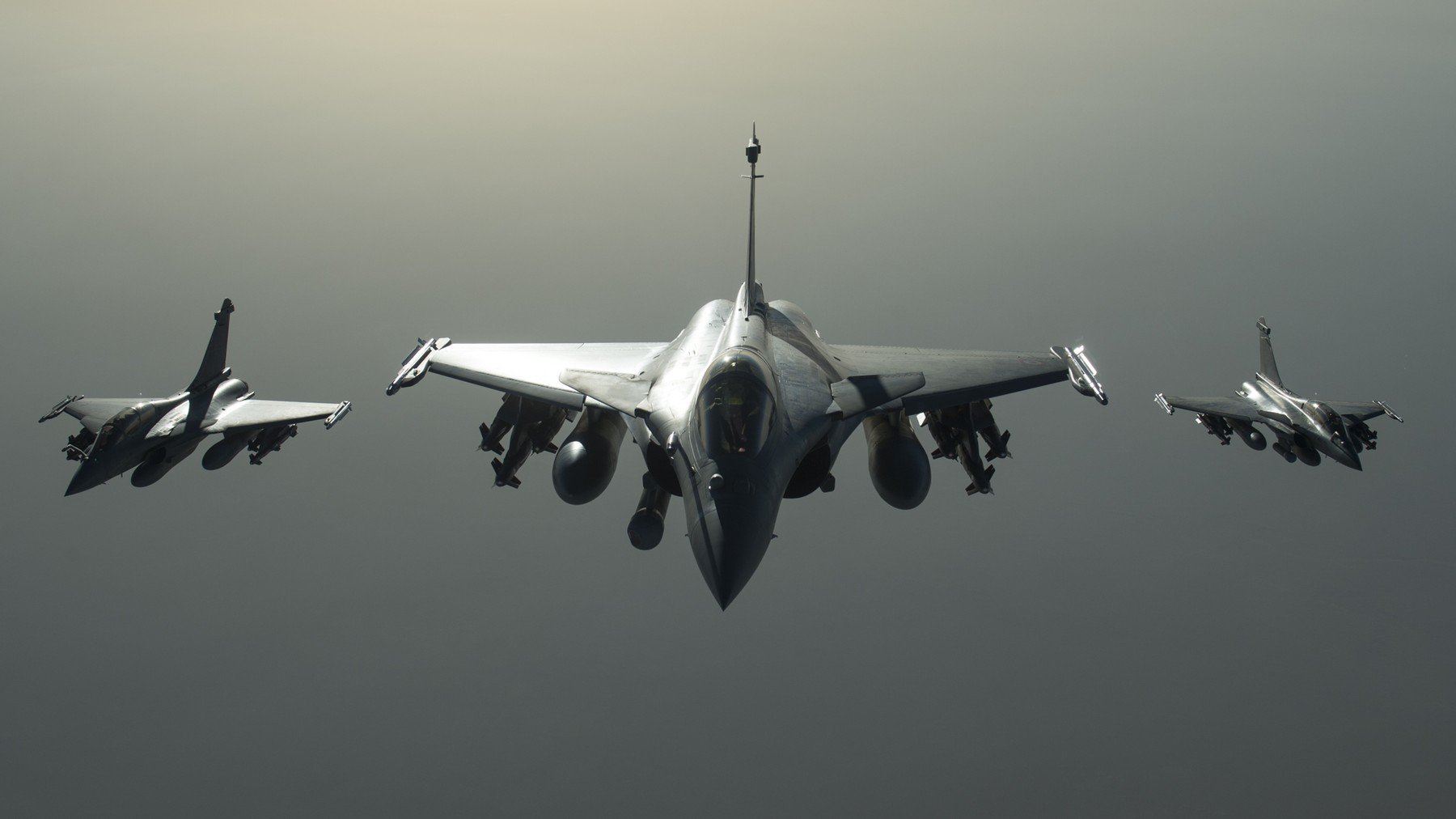 Francuski Dassault Rafale borbeni zrakoplovi iznad Sirije