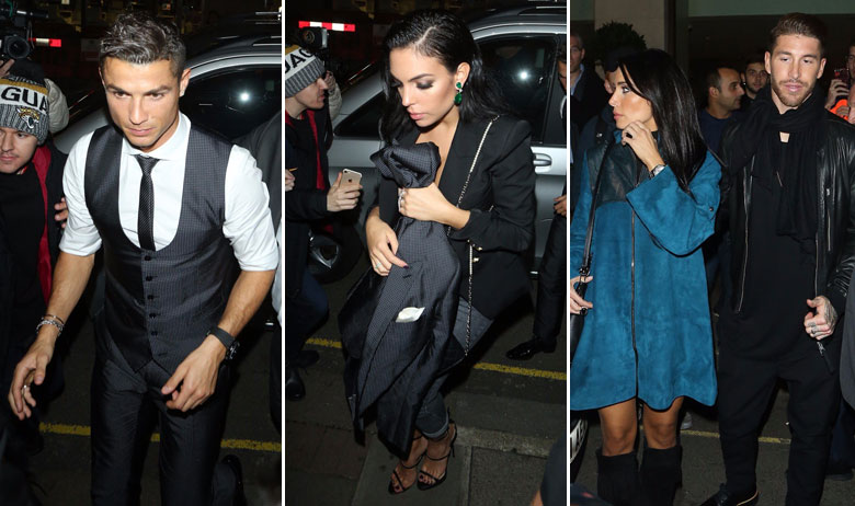 Cristiano Ronaldo, Georgina Rodriguez, Pilar Rubio i Sergio Ramos