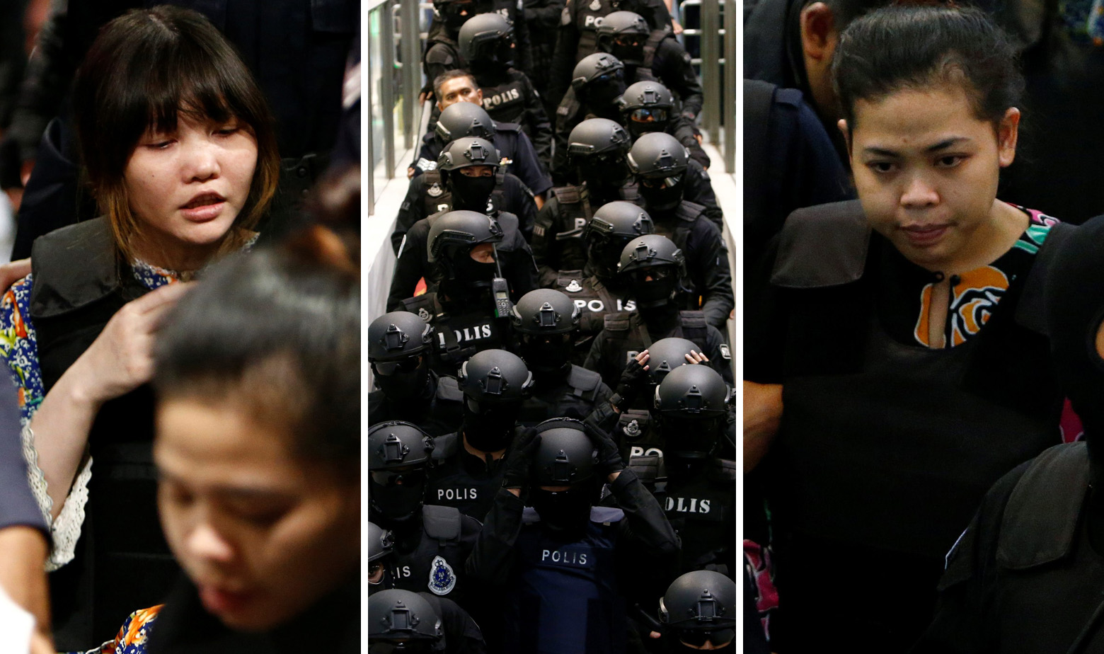 Doan Thi Huong, policija i Siti Aisyah