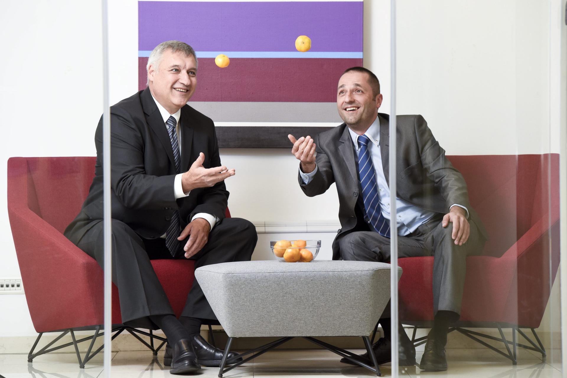 Darko Ostoja i Joško Marić, suvlasnici Liburnia Riviera Hotela  