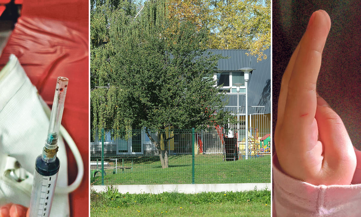 Curica je ozlijedila prst lijeve ruke i istoga dana zbrinuta u bolnici, no uznemireni roditelji čekaju nalaze te i dalje strepe je li zaražena