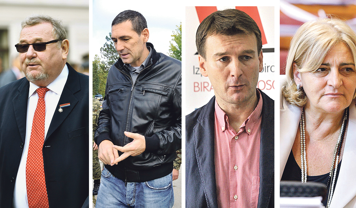 Vladimir Šeks, Ante Kotromanović, Krešimir Planinić i Đurđica Sumrak