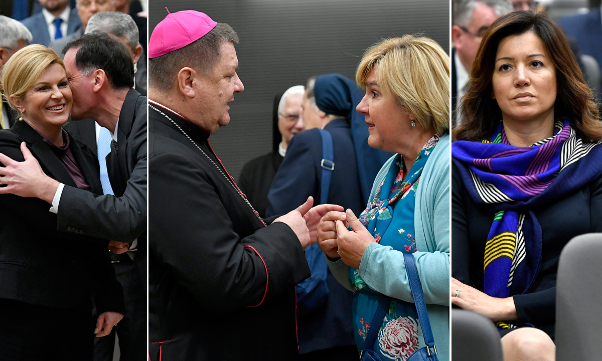 Kolinda Grabar Kitarović, Dragan Primorac, Ivica Petanjak, Željka Markić i Martina Bienefield