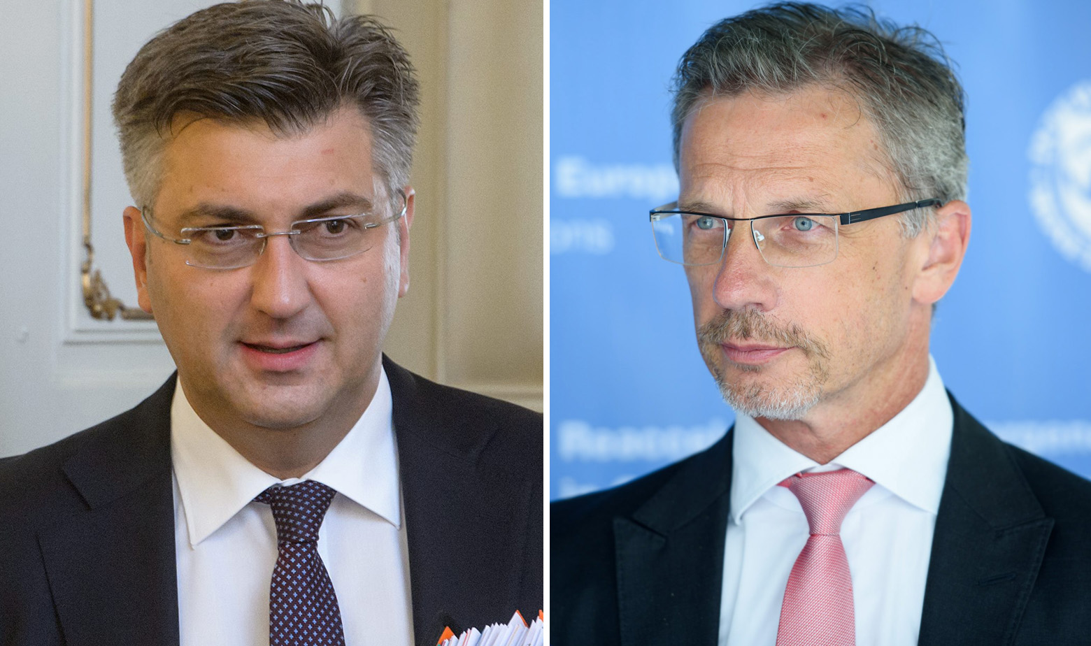 Andrej Plenković i Boris Vujčić 