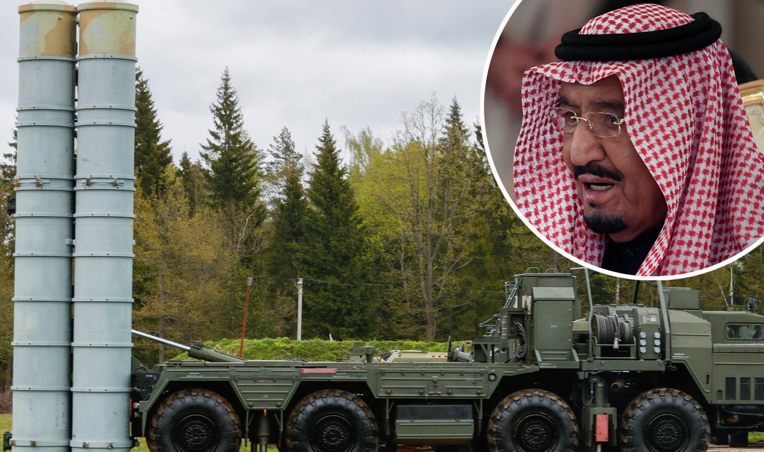 Raketni sustav S-400 i saudijski kralj Salman u krugu 