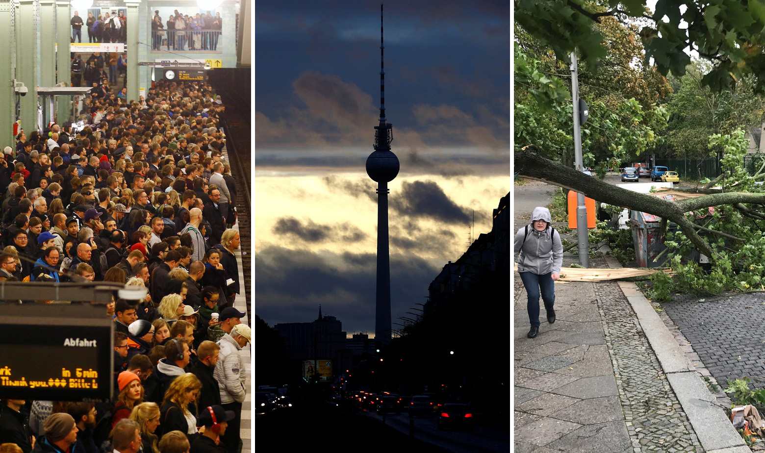 Nevrijeme je građane u Berlinu natjeralo da potraže zaklon u stanicama podzemne željeznice