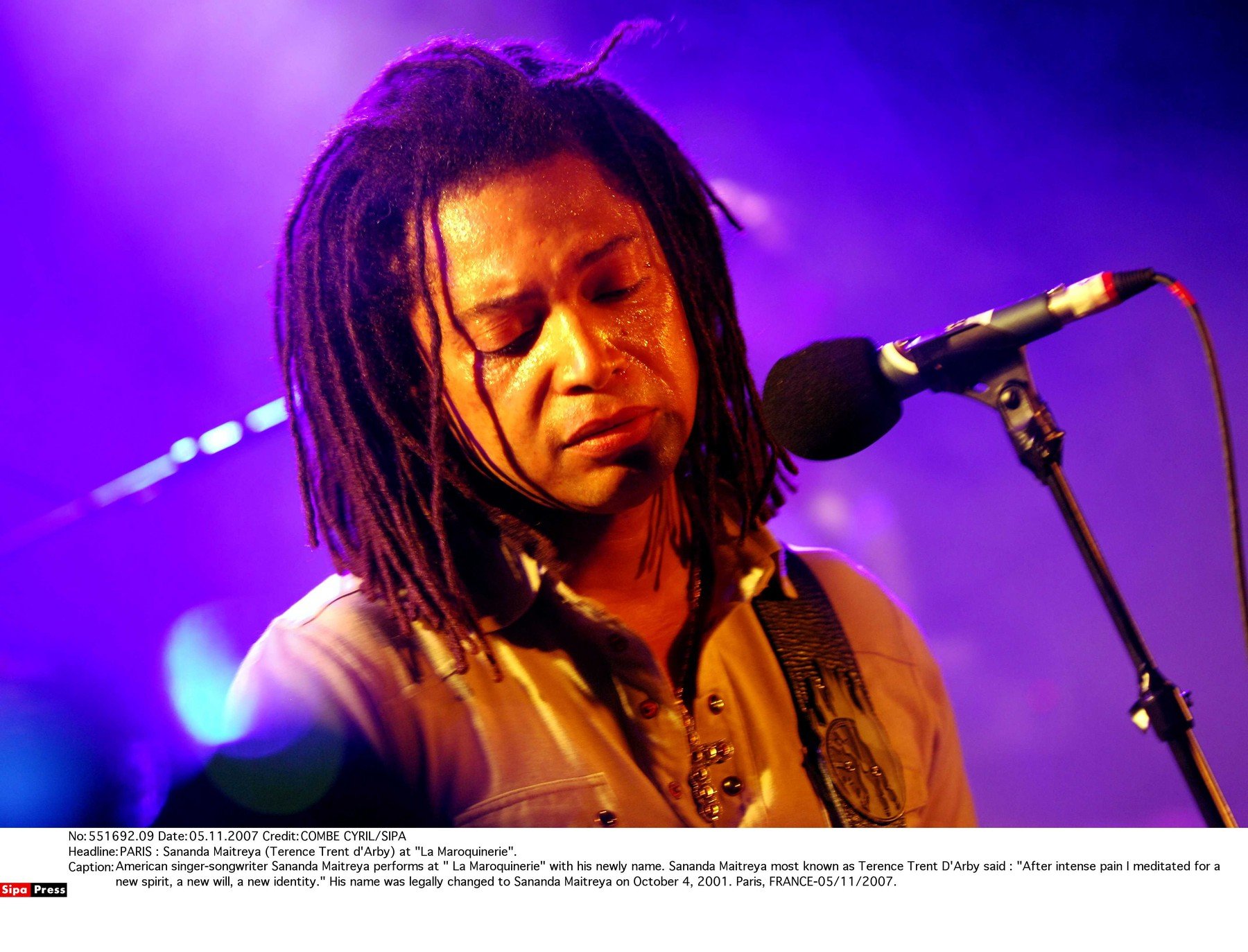 Sananda Maitreya na koncertu 2007.