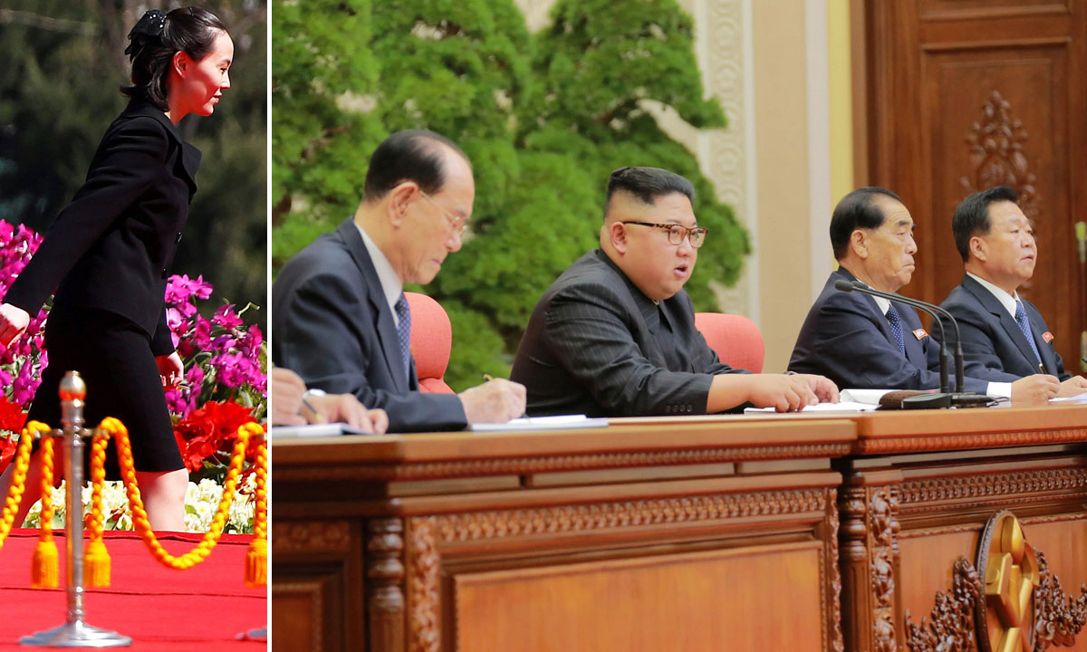 lijevo: Kim Yo-jong, desno: Kim Jong-un