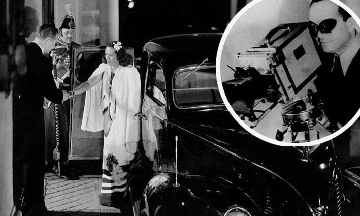 Zlata Miletić u filmu 'Lisinski' (lijevo), Oktavijan Miletić ( u krugu desno)