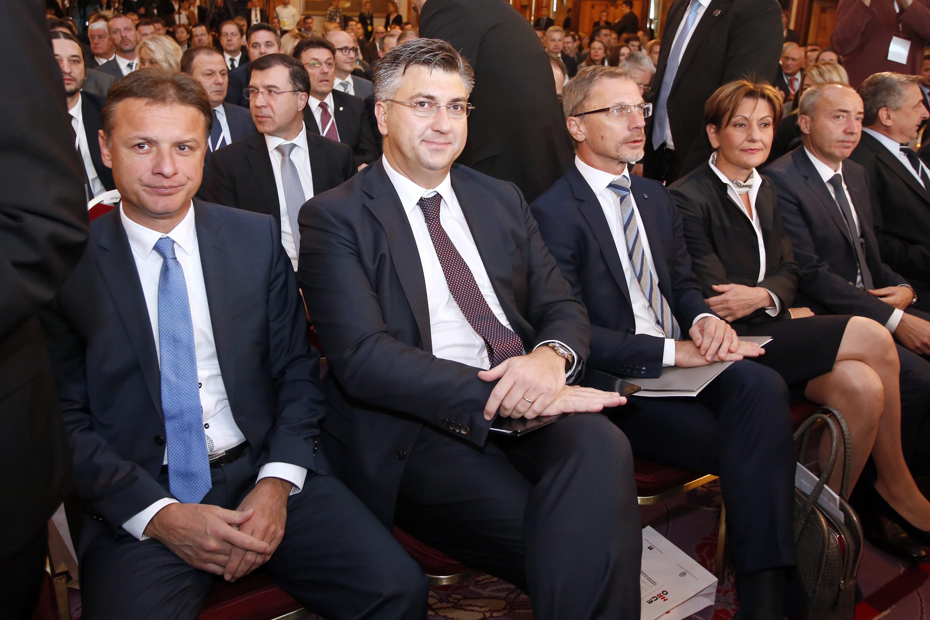 Gordan Jandroković, Andrej Plenković, Boris Vujčić, Martina Dalić