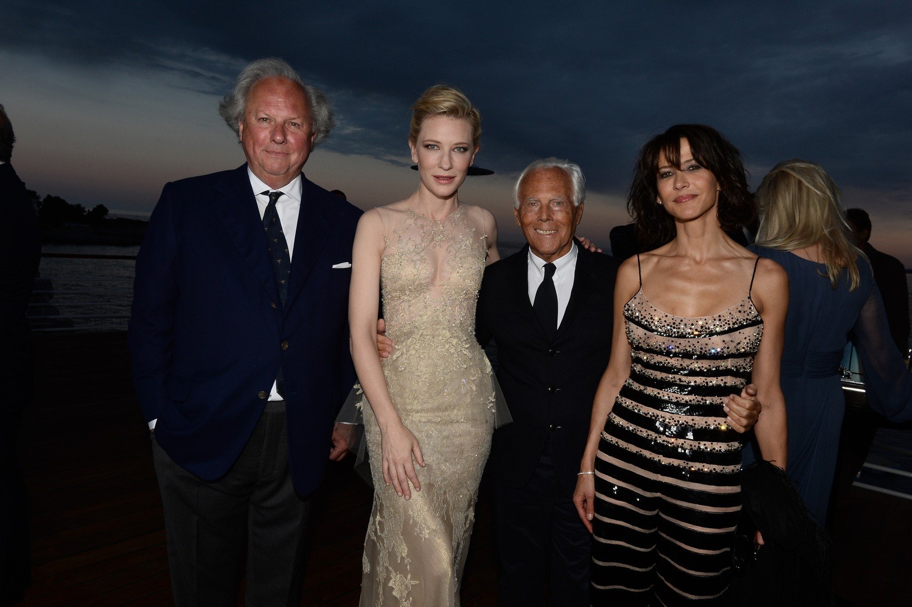 Graydon Carter, Cate Blanchett, Giorgio Armani i Sophie Marceau