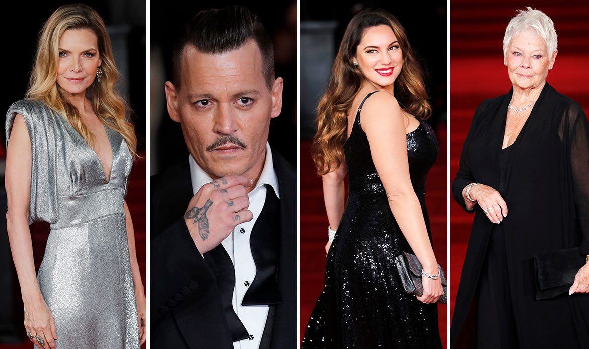 Michelle Pfeiffer, Johnny Depp, Kelly Brook, Judi Dench