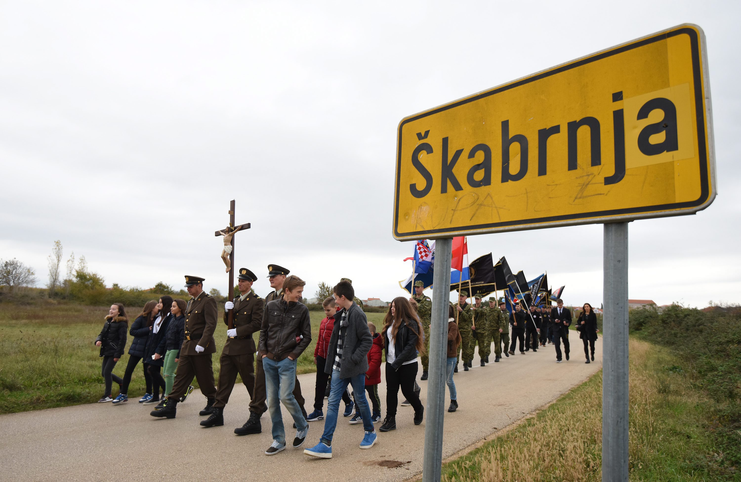 Kolona sjećanja u Škabrnji 