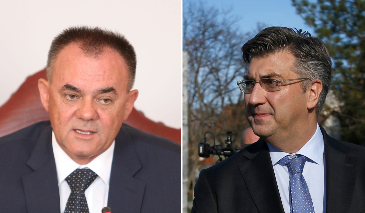 Alojz Tomašević (lijevo), Andrej Plenković (desno)