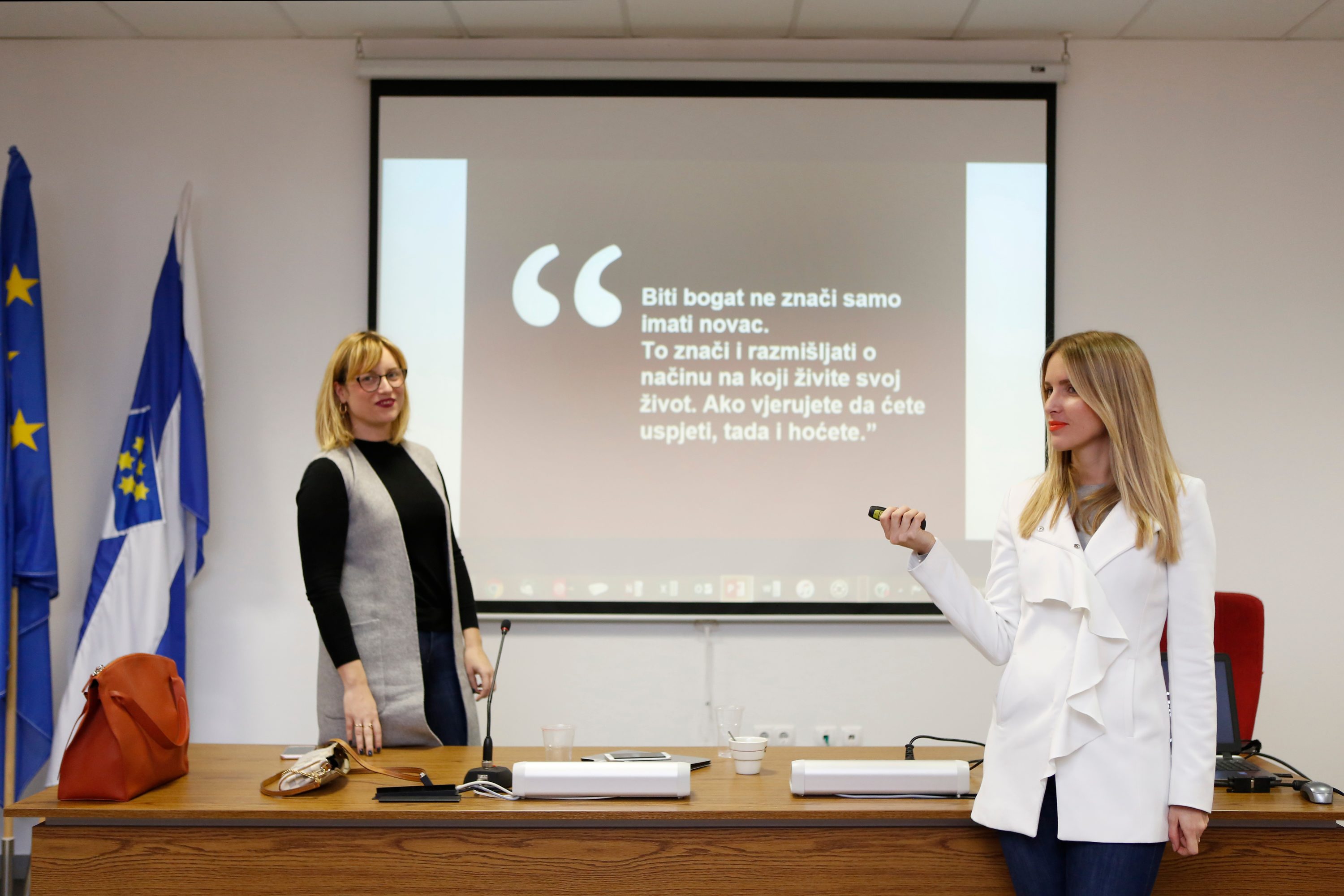 Docentice Ekonomskog fakulteta Andrea Lučić i Dajana Barbić