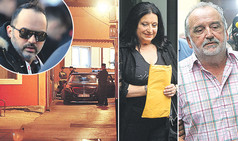 Mirko (prvi s desna) i Vinka Cetinski (druga s desna) privedeni su 2014. USKOK-u zbog sumnji o lažiranju poreznih prijava. Naknadno su nepravomoćno na Županijskom sudu u Rijeci oslobođeni optužbi