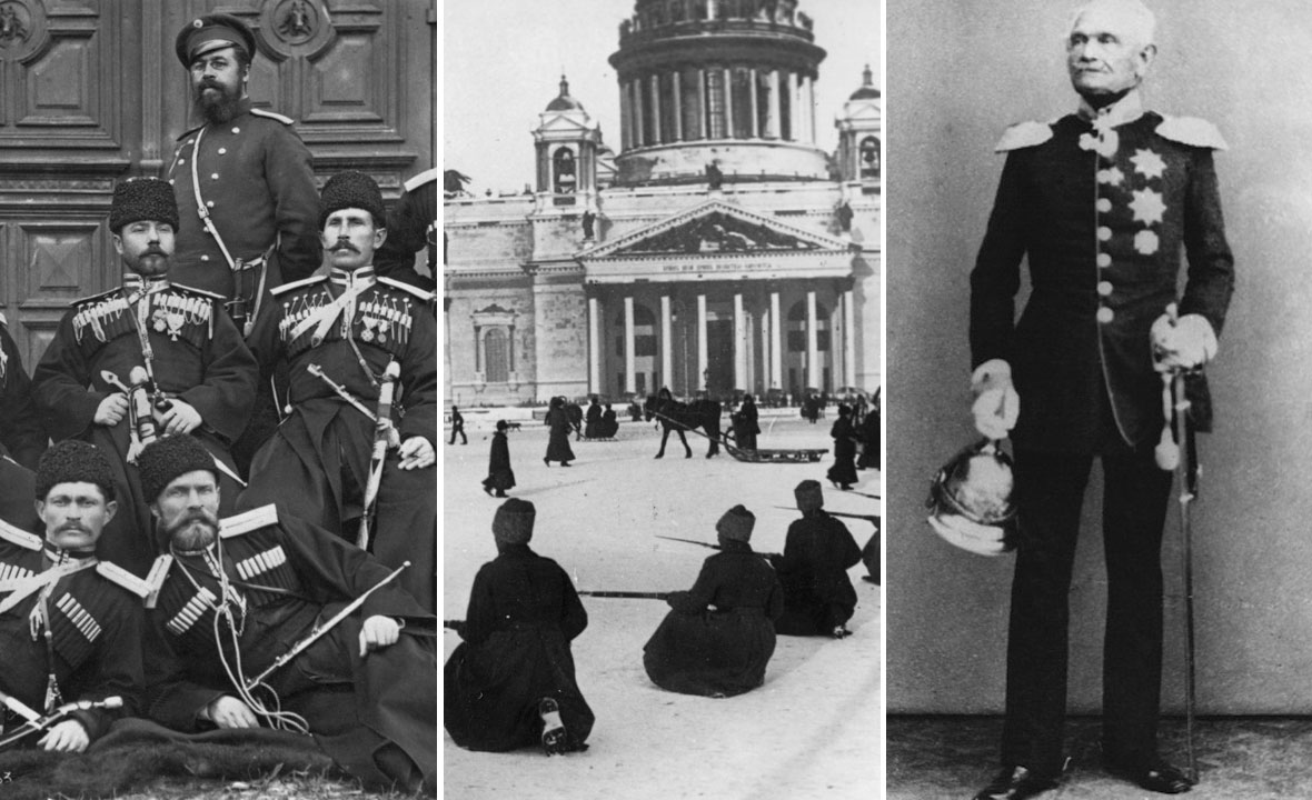 Pjotr Nikolajevič, barun Vrangel (desno)