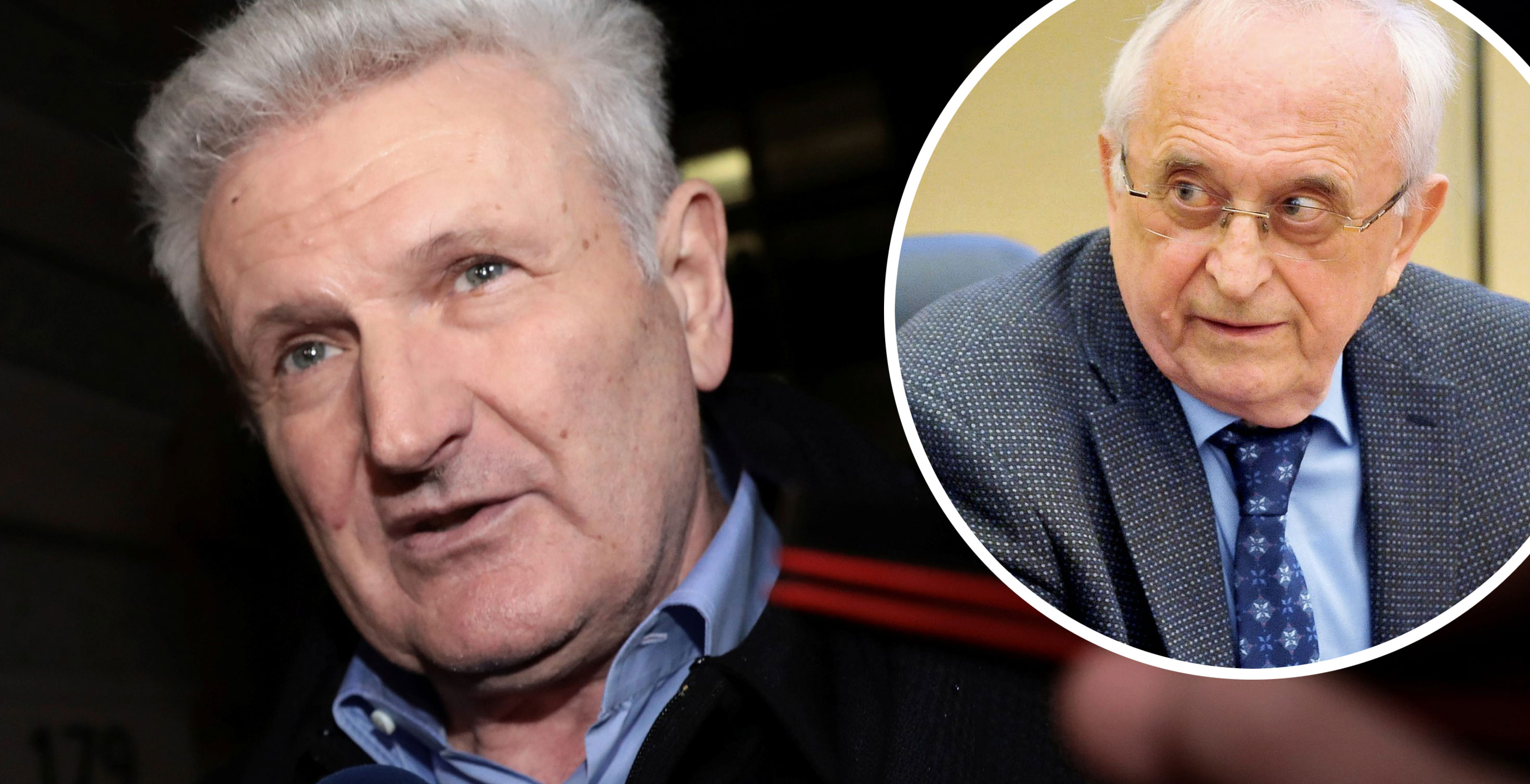 Ivica Todorić (lijevo) i Šime Pavlović ( u krugu desno)