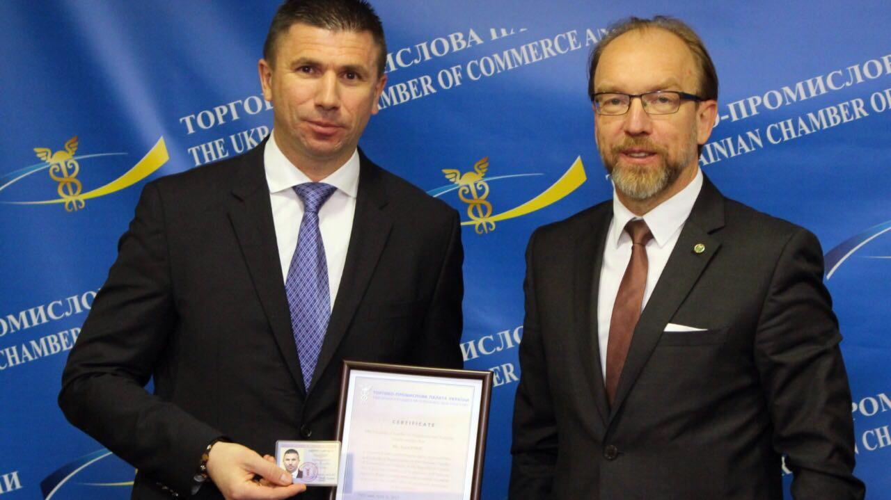 Ivica Pirić s predsjednikom Ukrajinske gospodarske komore