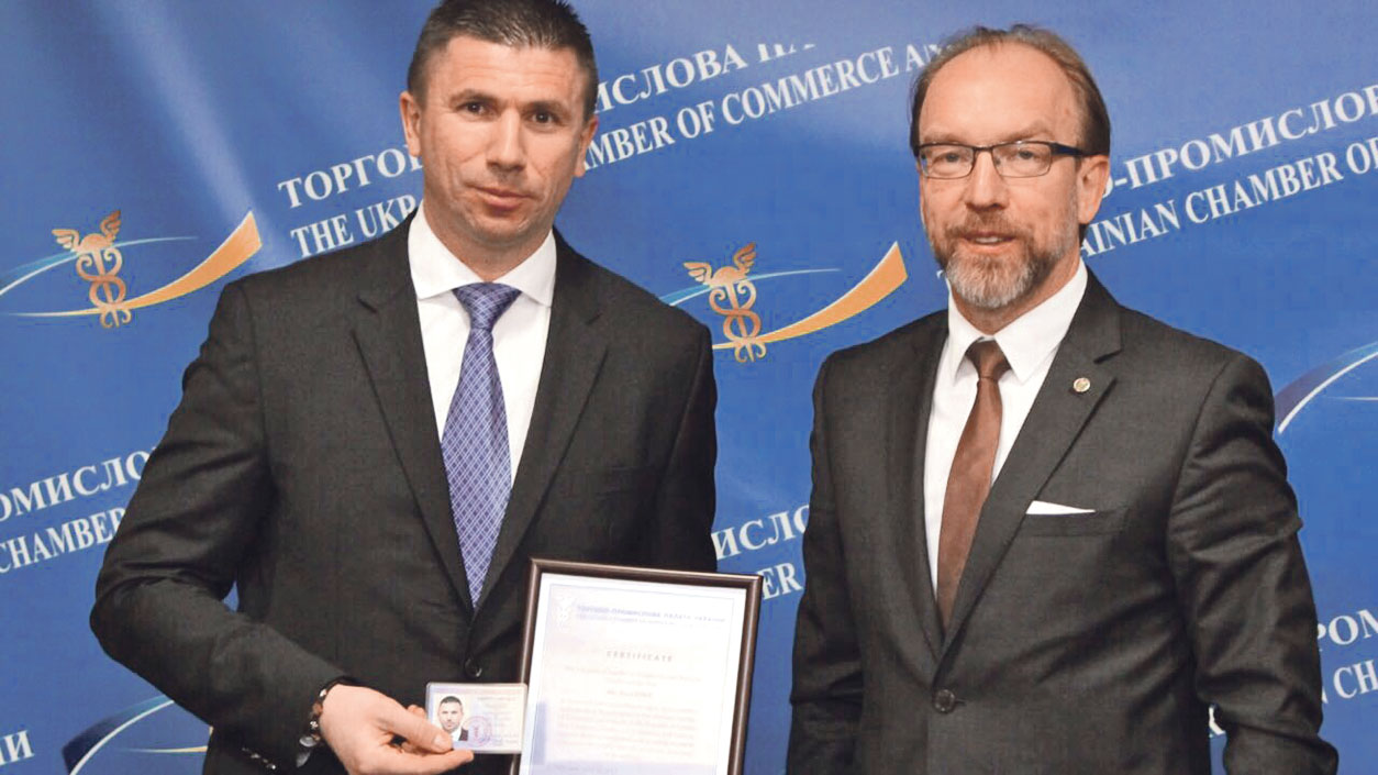 
Ivica Pirić s predsjednikom Ukrajinske gospodarske komore 