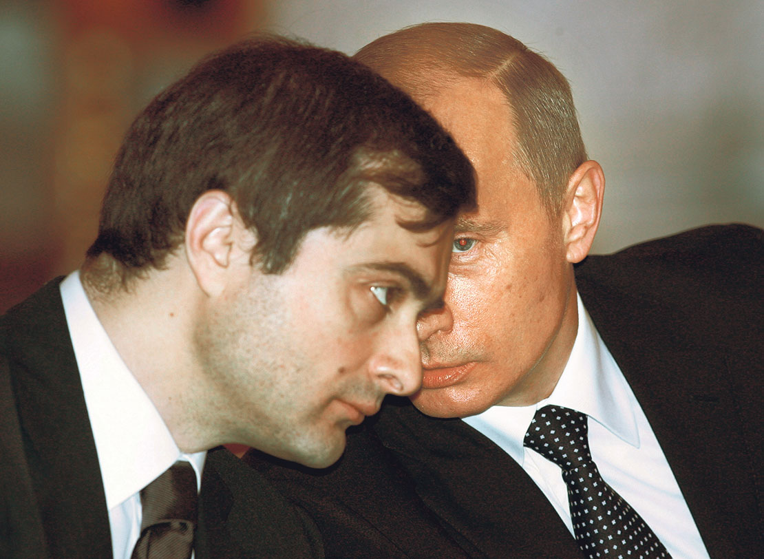 Vladislav Surkov i Vladimir Putin