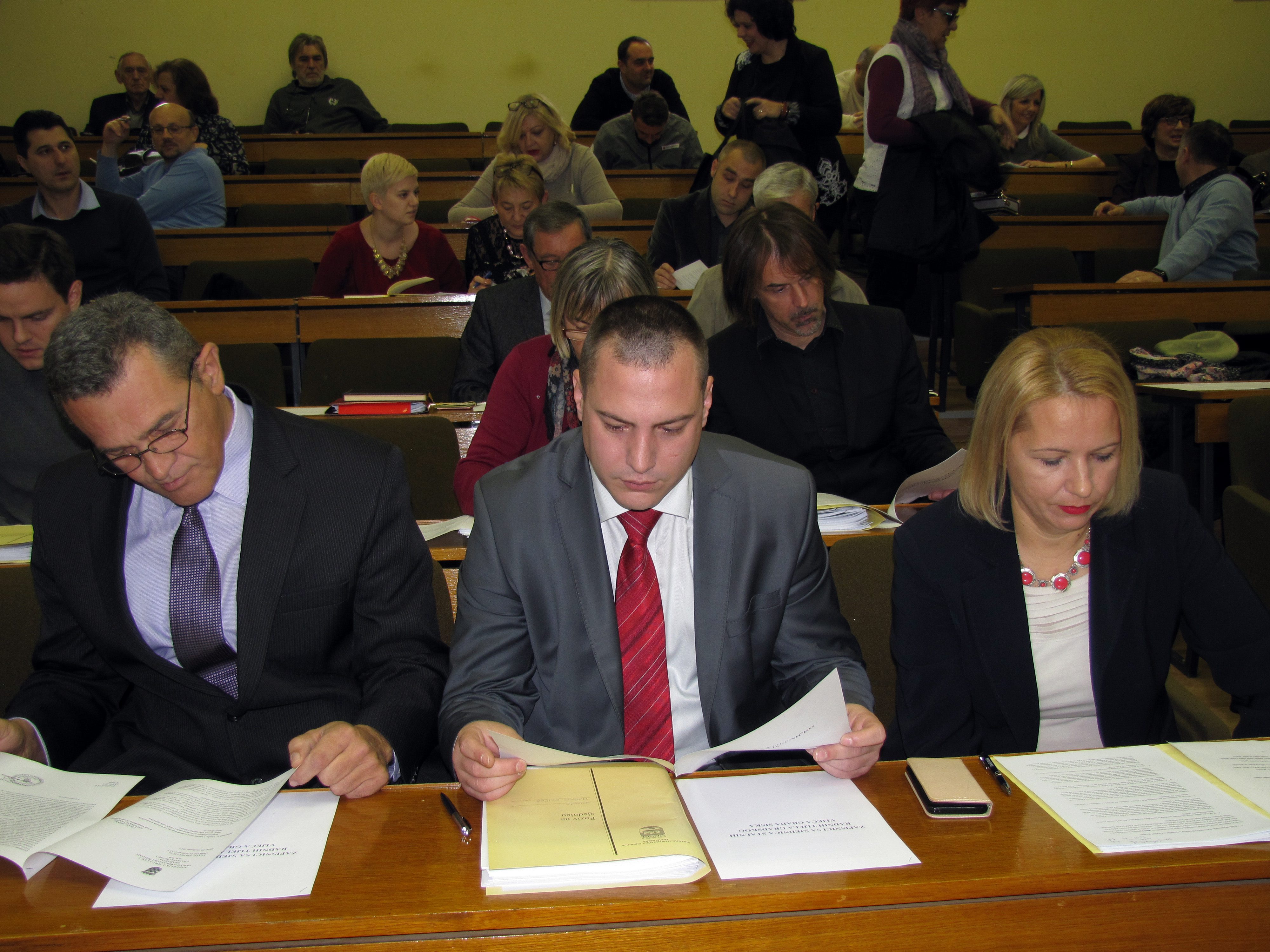 Gradonačelnica Kristina Ikić Baniček i njezini zamjenici Marko Krička i Ivica Rendulić