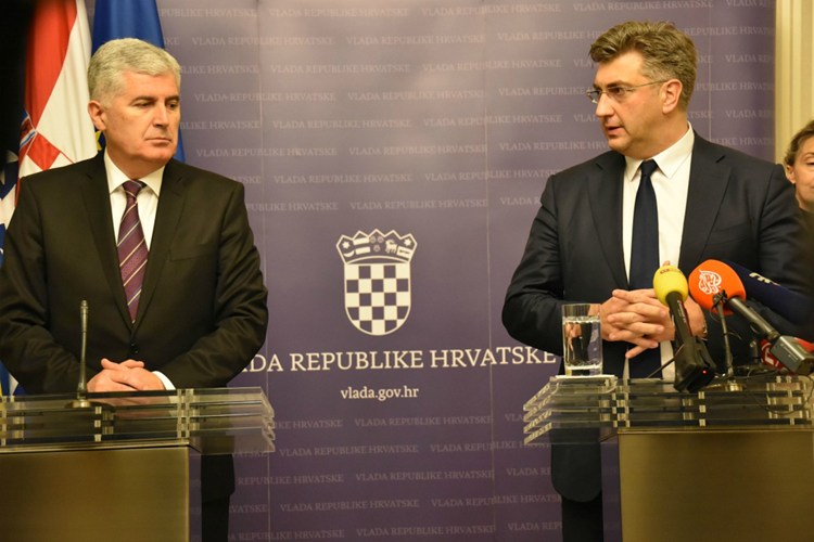 Dragan Čović i Andrej Plenković