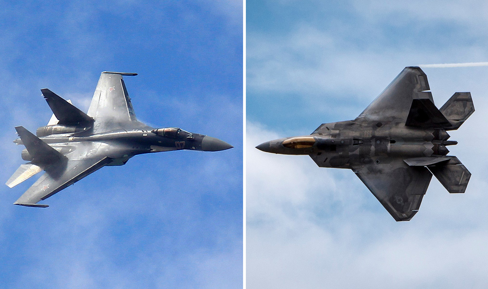 Suhoj Su-35 i F-22 Raptor