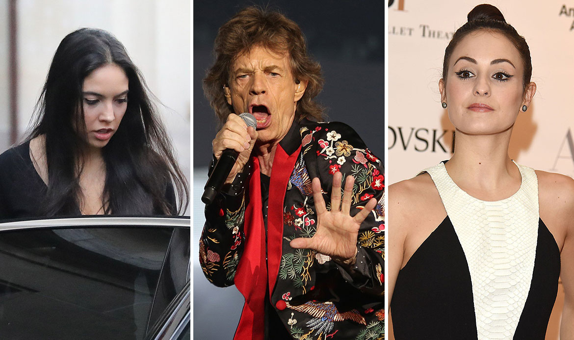 Noor Alfallah, Mick Jagger, Melanie Hamrick