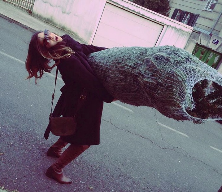 Petra Sanader na Instragramu prije Božića 2016. godine