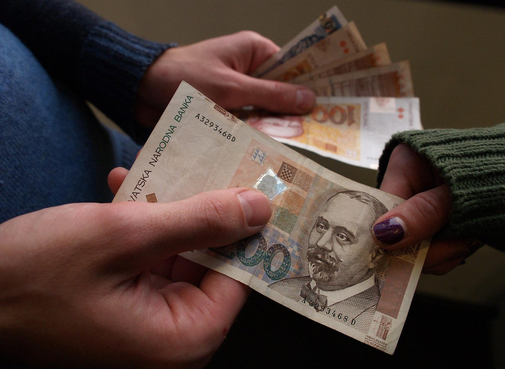 zagreb, 090105 ilustracija: rad na crno, placanje, isplata, placa foto dragan matic -desk-