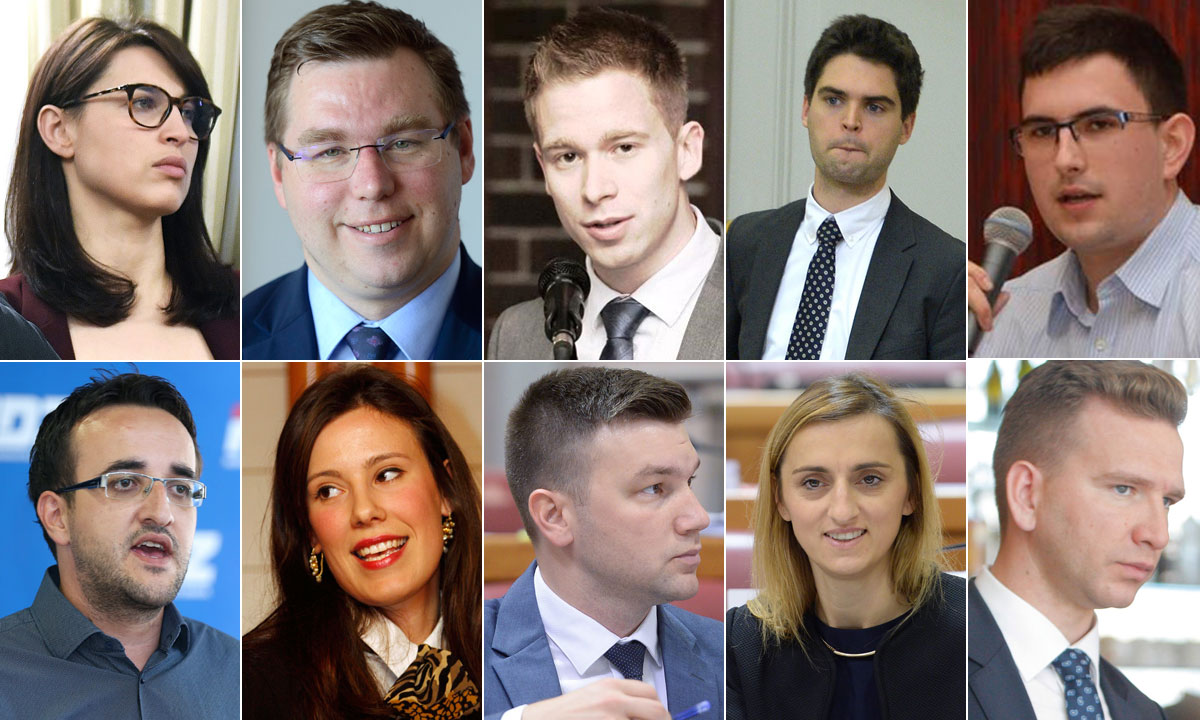 GORNJI RED: Tena Mišetić, Marko Pavić, Miroslav Smetiško, Karlo Ressler, Marko Milić; DONJI RED: Ante Bačić, Dragica Roščić, Domagoj Mikulić, Marijana Balić, Josip Bilaver