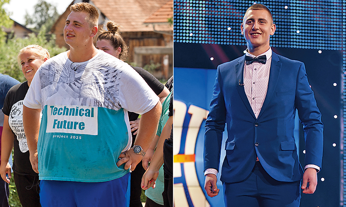 Dorian Crnković nakon ulaska u kuću i nakon izlaska