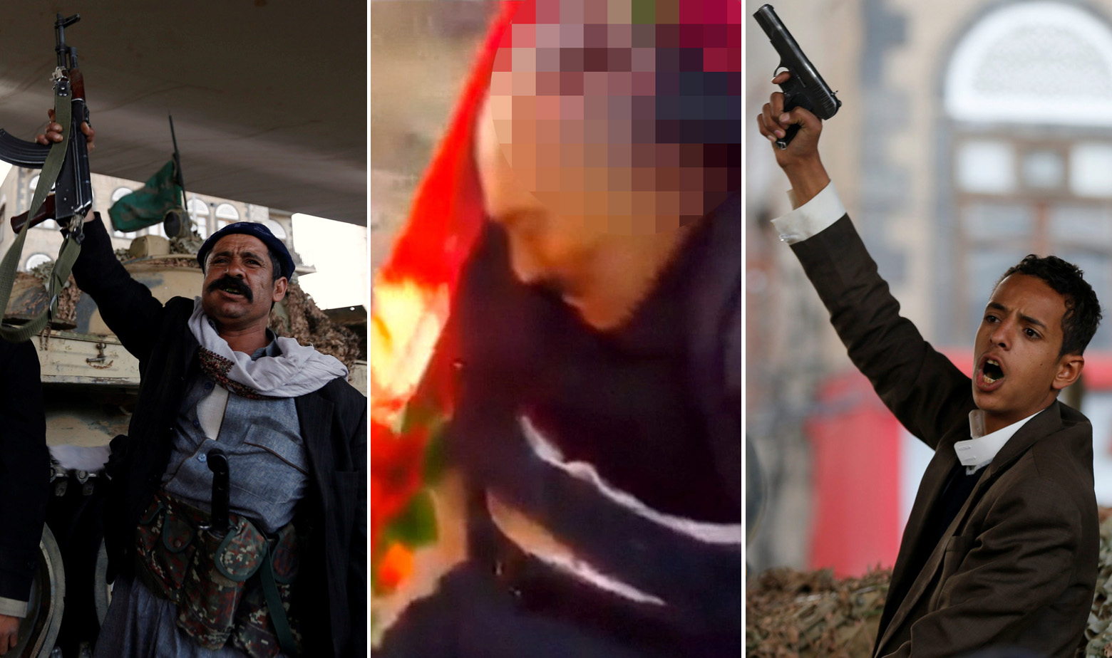 Ali Abdullah Saleh u sredini 