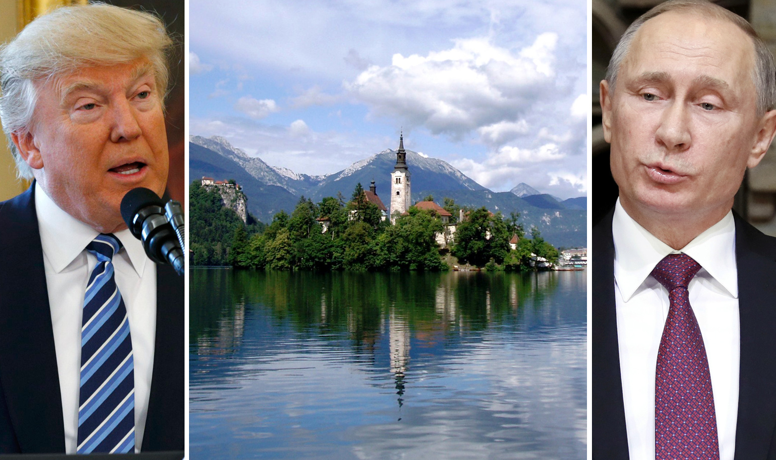 Donald Trump, Bled u Sloveniji i Vladimir Putin 