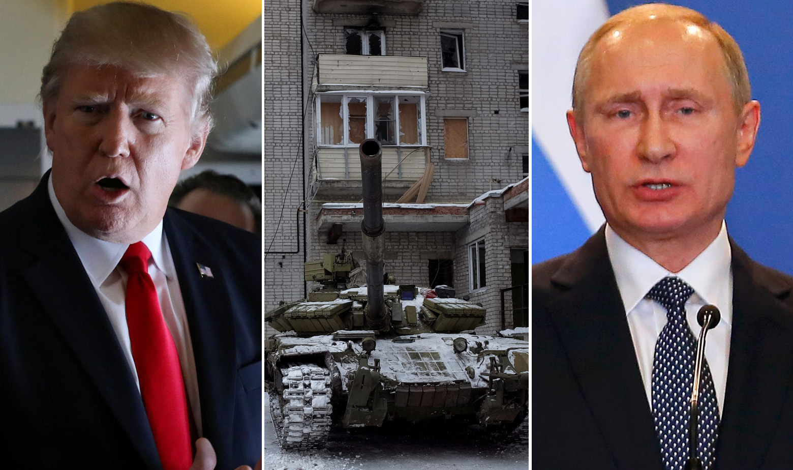 Trump, Putin, tenk