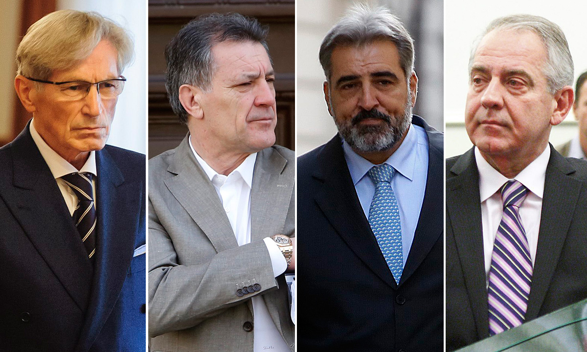 Tomislav Horvatinčić, Zdravko Mamić, Nadan Vidošević i Ivo Sanader