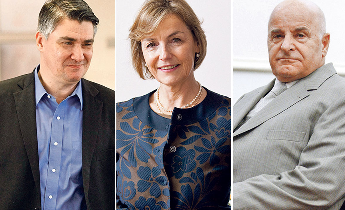 Zoran Milanović, Vesna Pusić i Ivan Jarnjak