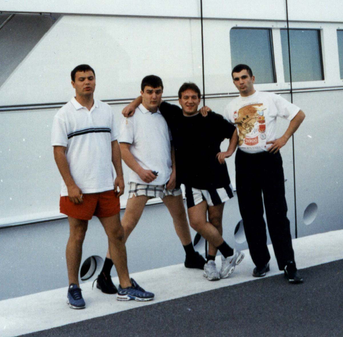 Aleksandar Simović Aca, Miloš Simović Miško, Dušan Spasojević Šiptar i Vladimir Milisavljević Budala