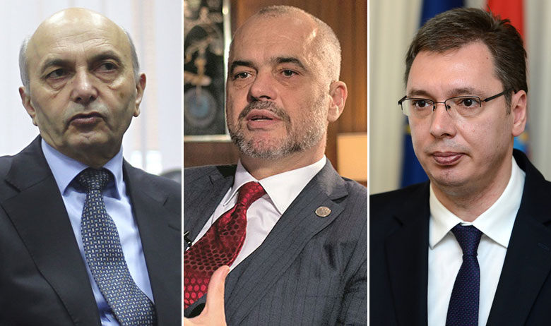 Isa Mustafa, Edi Rama i Aleksandar Vučić