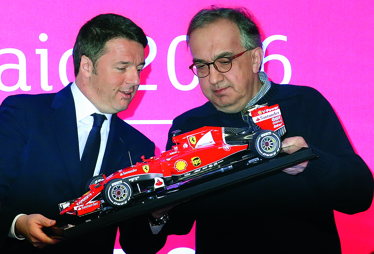 Matteo Renzi i Sergio Marchionne