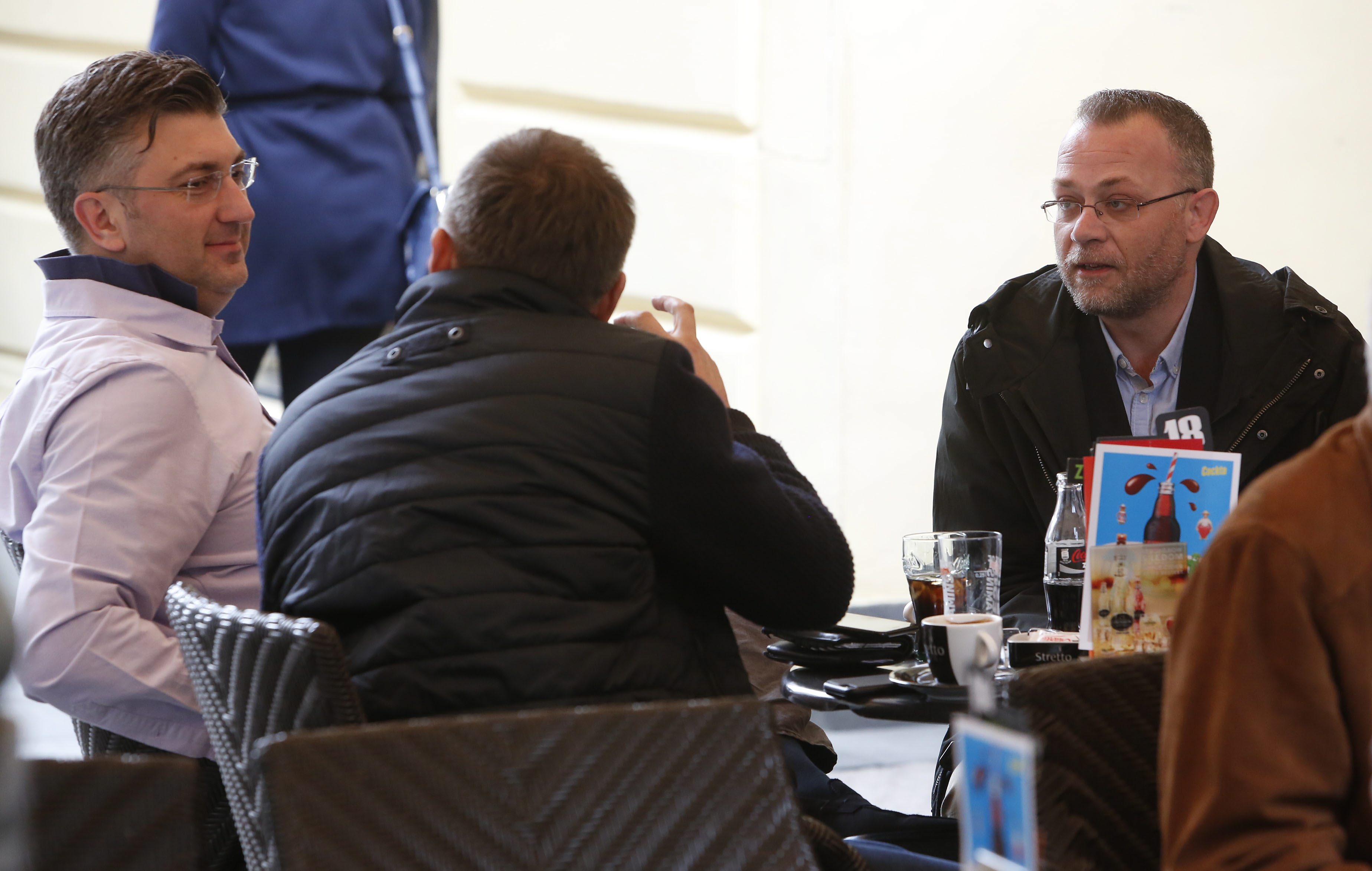 Andrej Plenković, Drago Prgomet i Zlatko Hasanbegović