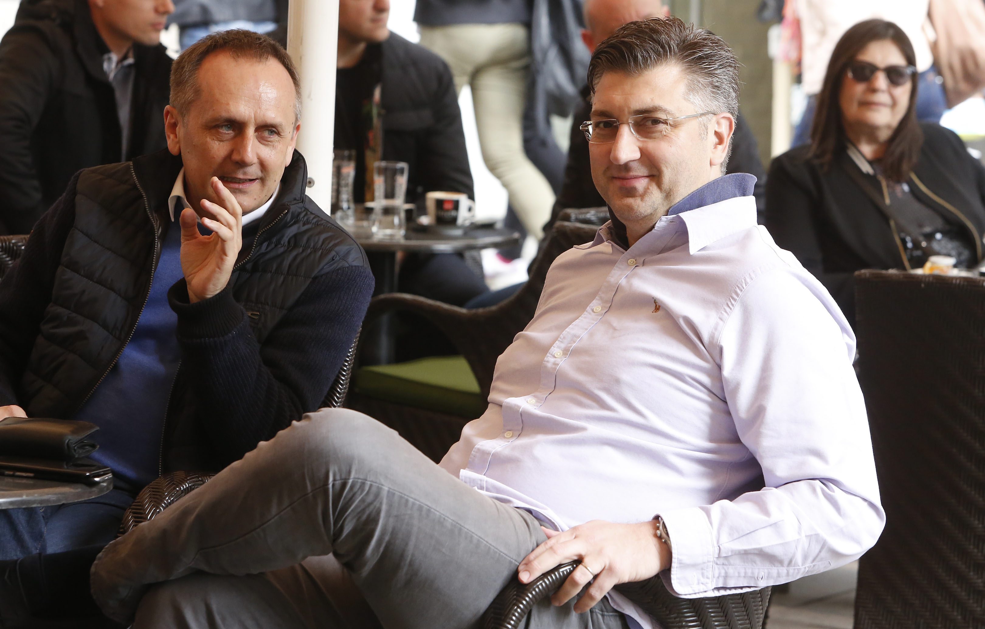 Drago Prgomet i Andrej Plenković