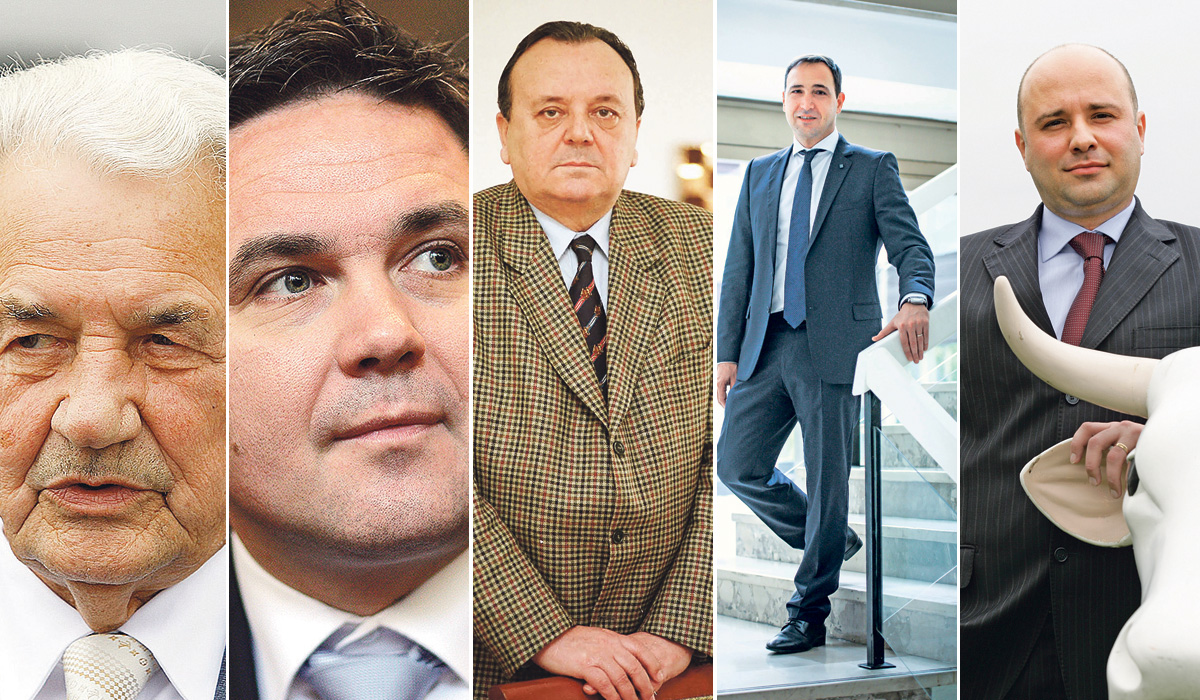 Slijeva nadesno čelnici velikih tvrtki: Dragutin Drk (Vindija), Marin Pucar (Podravka), Milan Artuković (Franck), Damir Bulić (Kraš), Alen Fontana (Dukat)