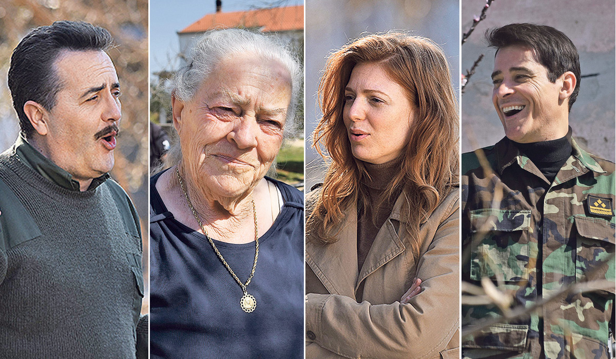 Tarik Filipović, baka Marija, Nataša Janjić, Goran Višnjić