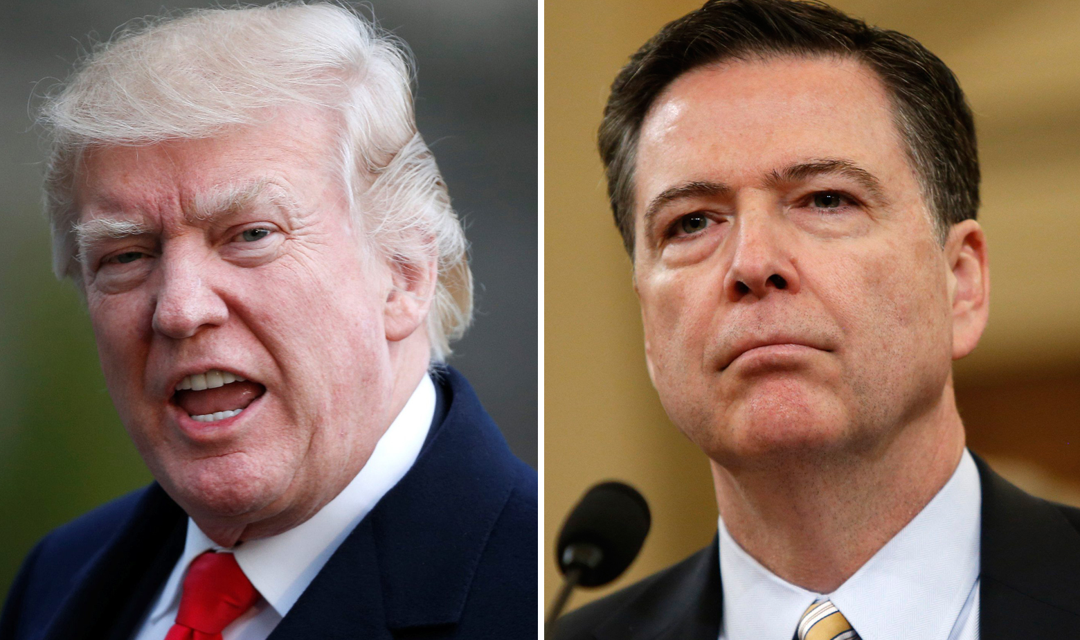 Donald Trump i James Comey