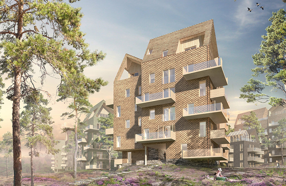 Stambeni projekt u Švedskoj Uggleberget