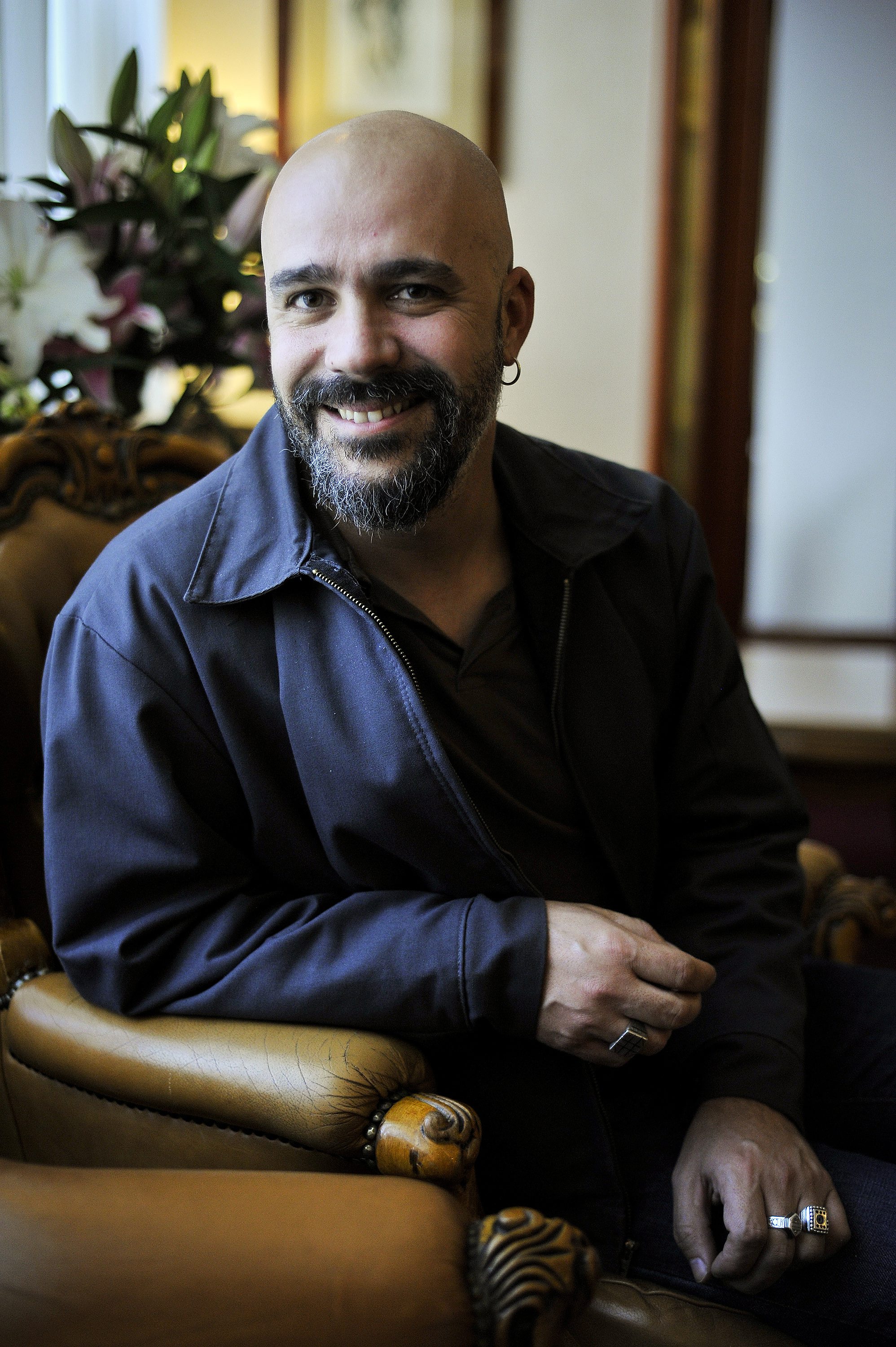 Afonso Cruz, fotografiran u zagrebačkom hotelu Palace