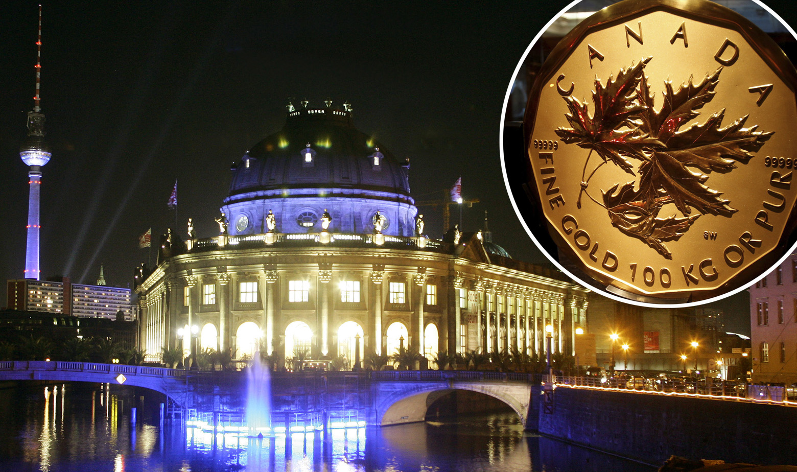 Bode muzej i ukradeni zlatnik Big Maple Leaf u krugu